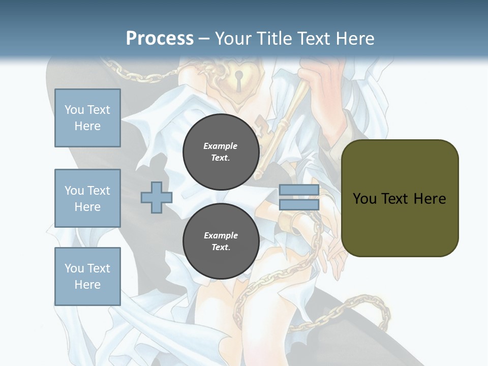 A Man And A Woman Are Holding Each Other PowerPoint Template
