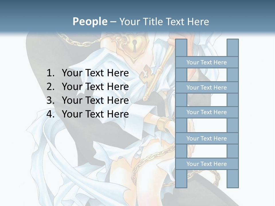 A Man And A Woman Are Holding Each Other PowerPoint Template