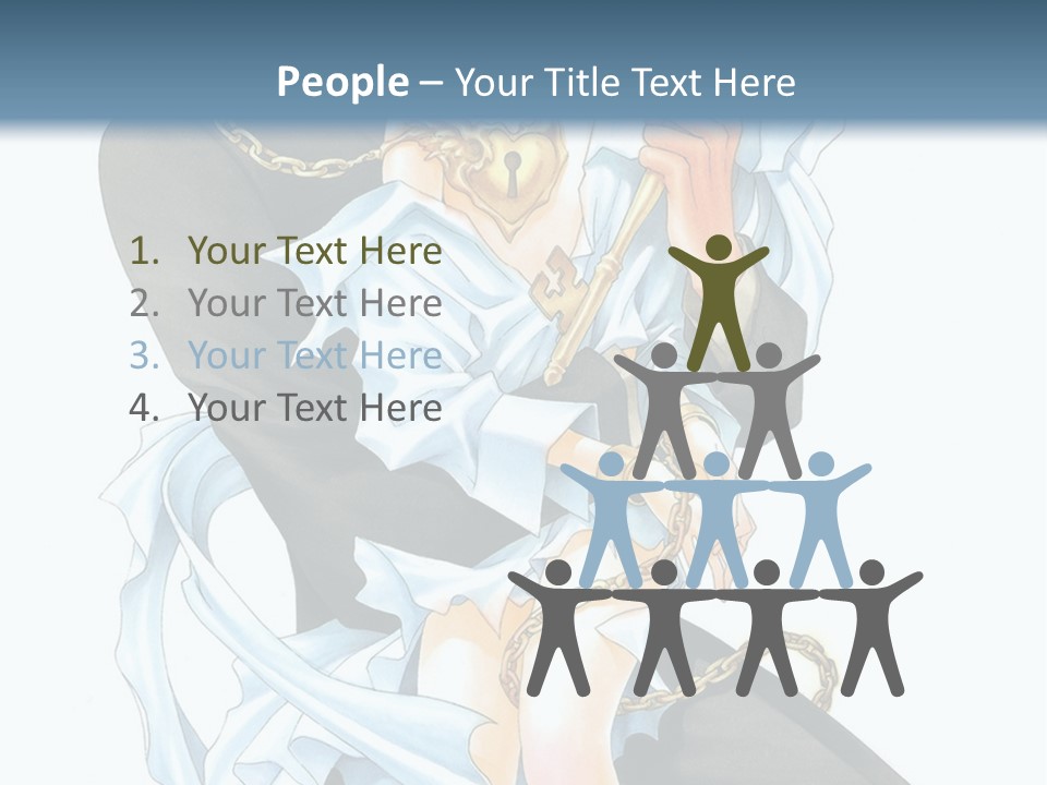 A Man And A Woman Are Holding Each Other PowerPoint Template