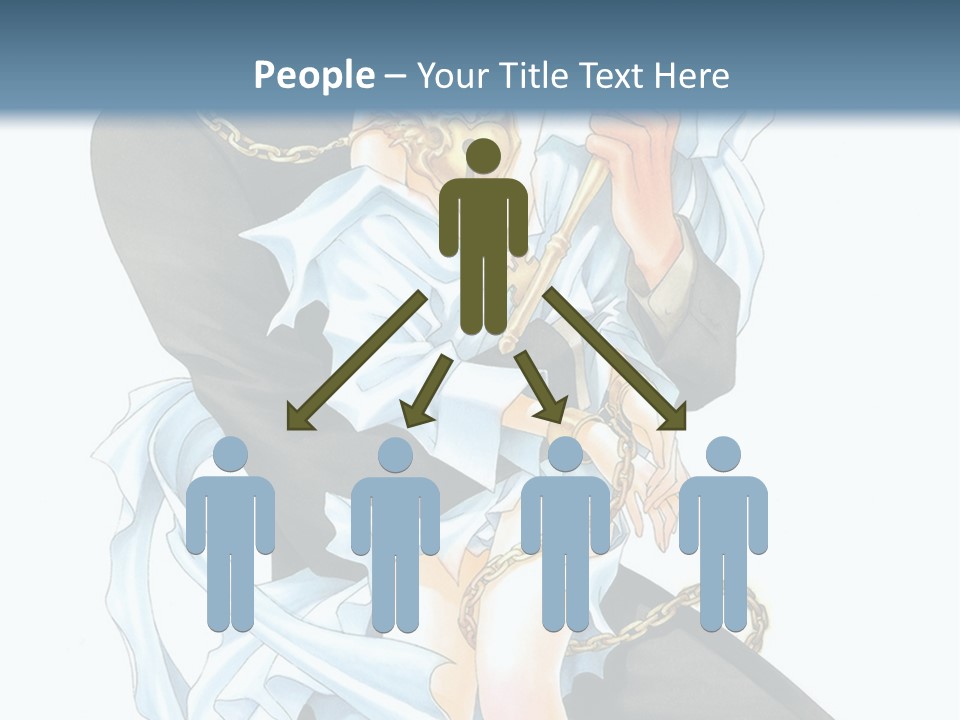 A Man And A Woman Are Holding Each Other PowerPoint Template