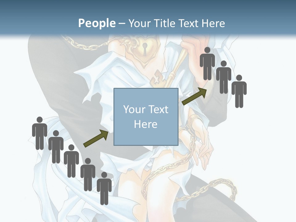 A Man And A Woman Are Holding Each Other PowerPoint Template