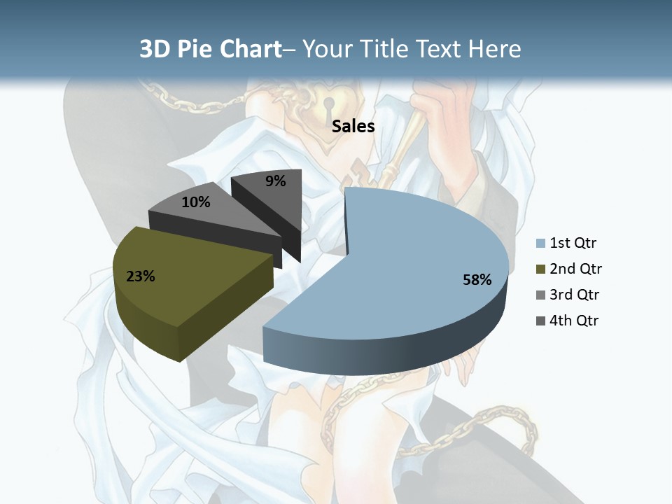 A Man And A Woman Are Holding Each Other PowerPoint Template