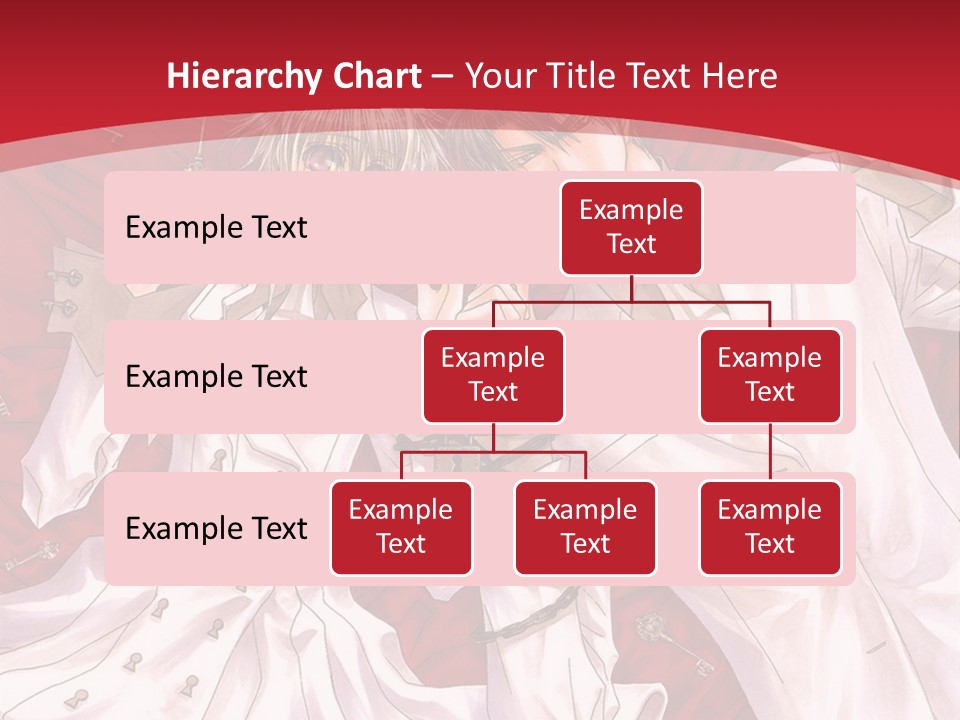 A Couple Of People Are Standing Together In Front Of A Red Background PowerPoint Template