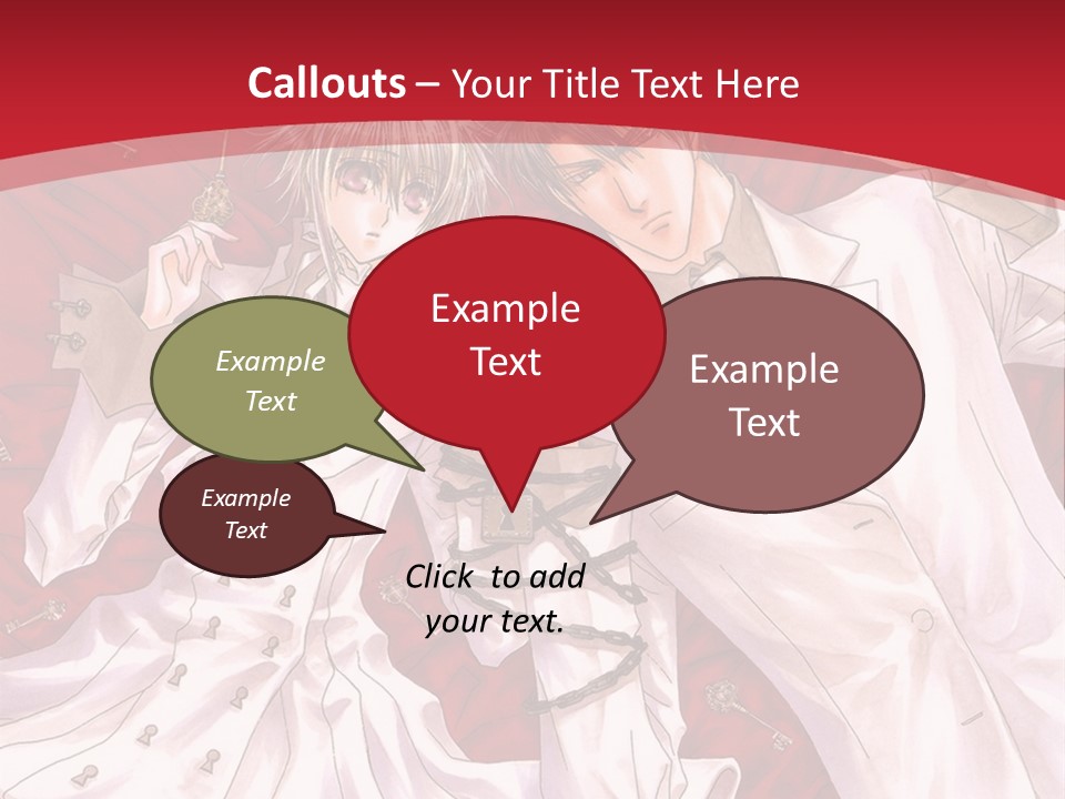 A Couple Of People Are Standing Together In Front Of A Red Background PowerPoint Template