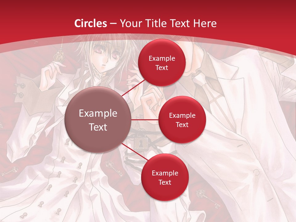 A Couple Of People Are Standing Together In Front Of A Red Background PowerPoint Template