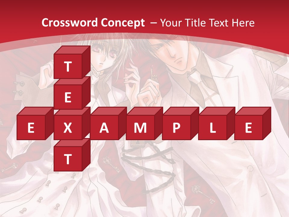 A Couple Of People Are Standing Together In Front Of A Red Background PowerPoint Template