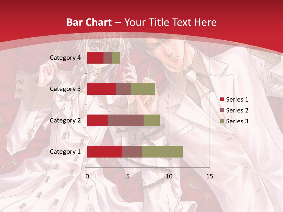 A Couple Of People Are Standing Together In Front Of A Red Background PowerPoint Template