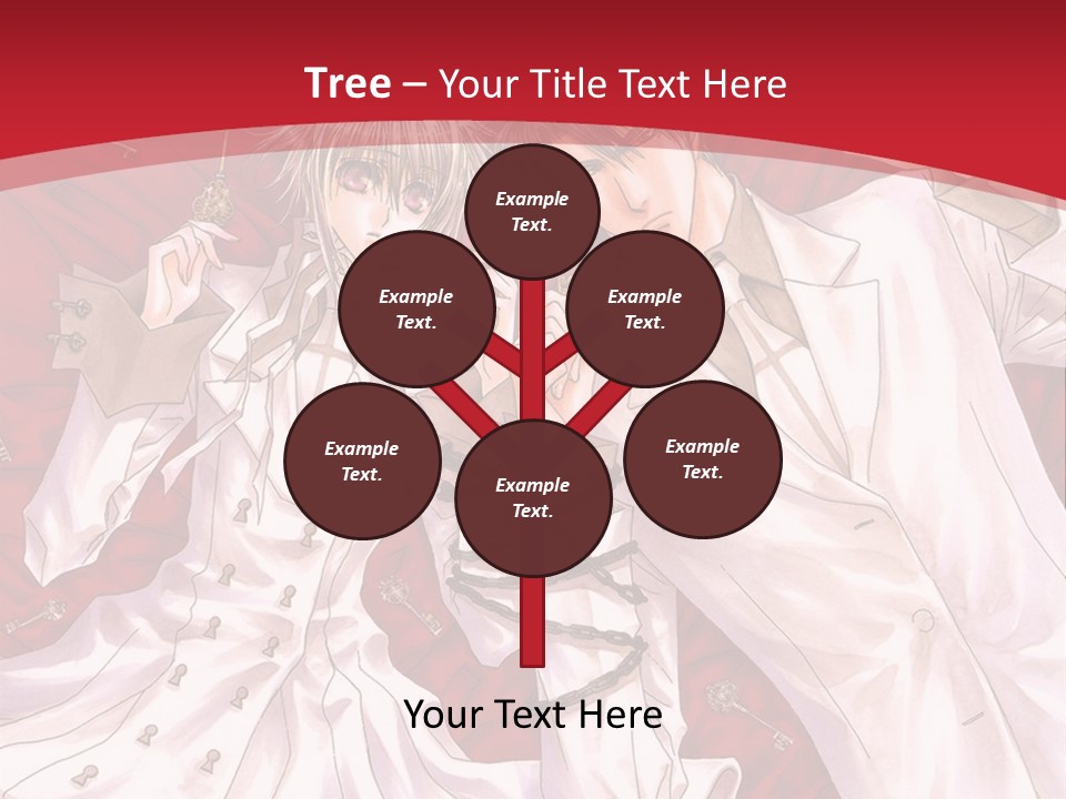 A Couple Of People Are Standing Together In Front Of A Red Background PowerPoint Template