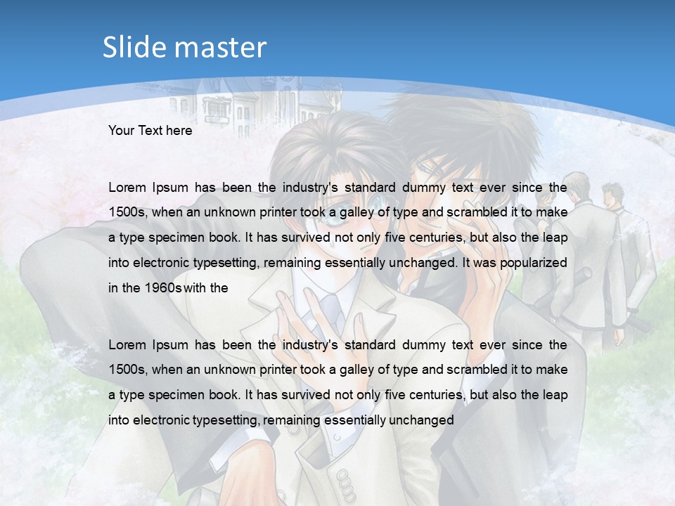 A Couple Of People That Are Hugging Each Other PowerPoint Template