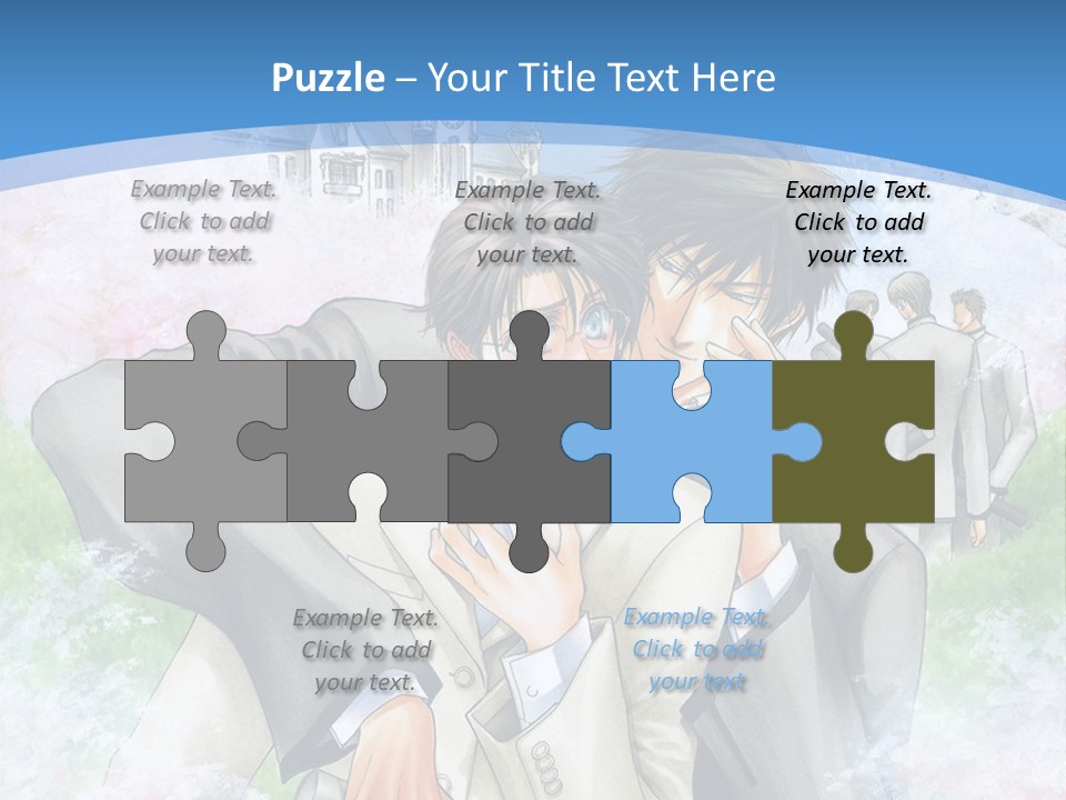 A Couple Of People That Are Hugging Each Other PowerPoint Template