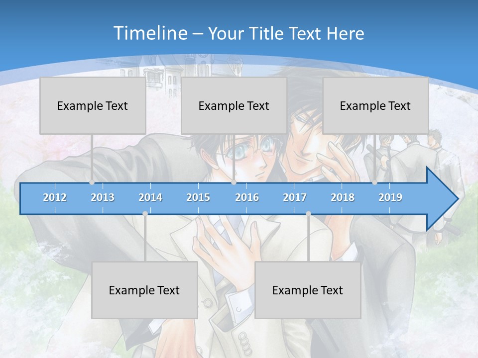 A Couple Of People That Are Hugging Each Other PowerPoint Template