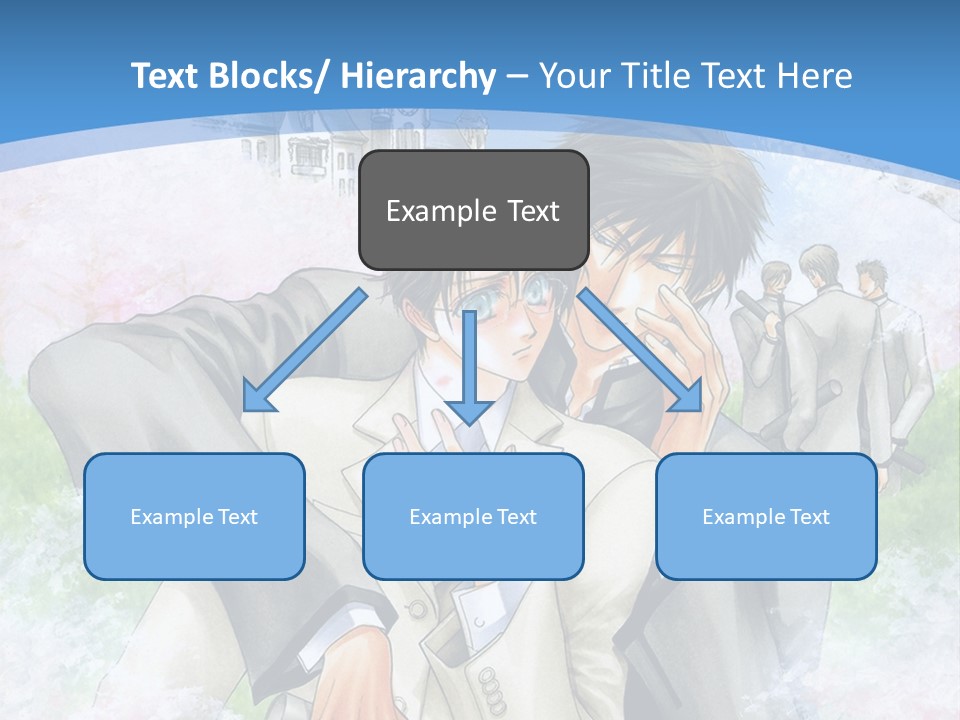 A Couple Of People That Are Hugging Each Other PowerPoint Template