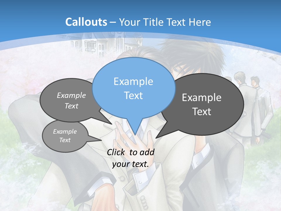 A Couple Of People That Are Hugging Each Other PowerPoint Template