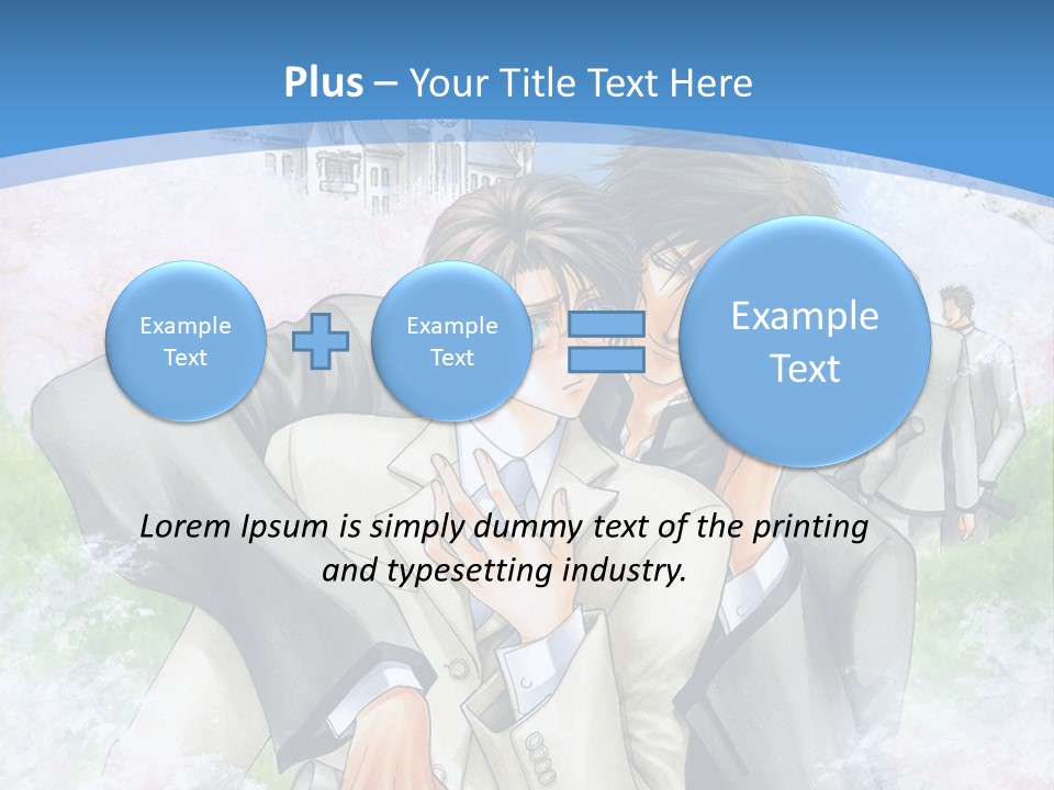A Couple Of People That Are Hugging Each Other PowerPoint Template