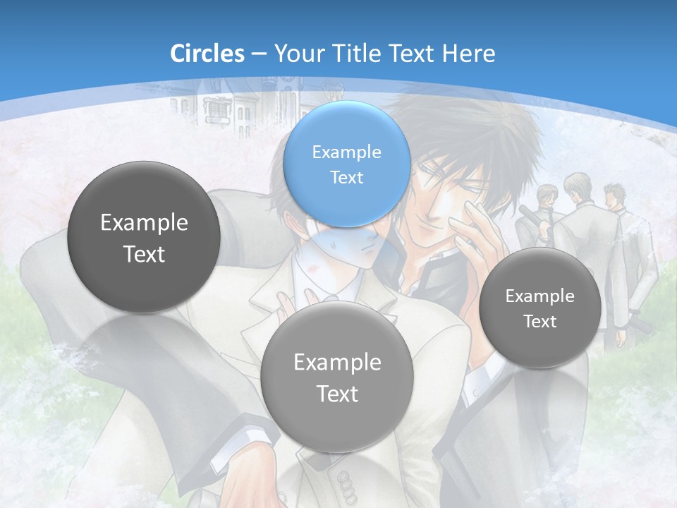 A Couple Of People That Are Hugging Each Other PowerPoint Template