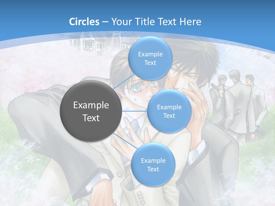 A Couple Of People That Are Hugging Each Other PowerPoint Template