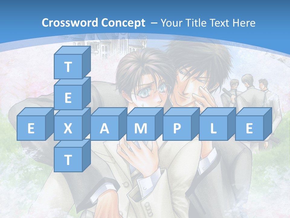 A Couple Of People That Are Hugging Each Other PowerPoint Template