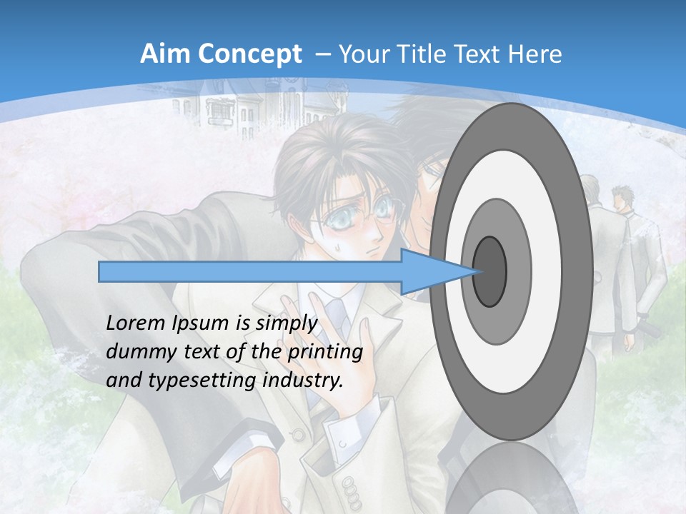 A Couple Of People That Are Hugging Each Other PowerPoint Template