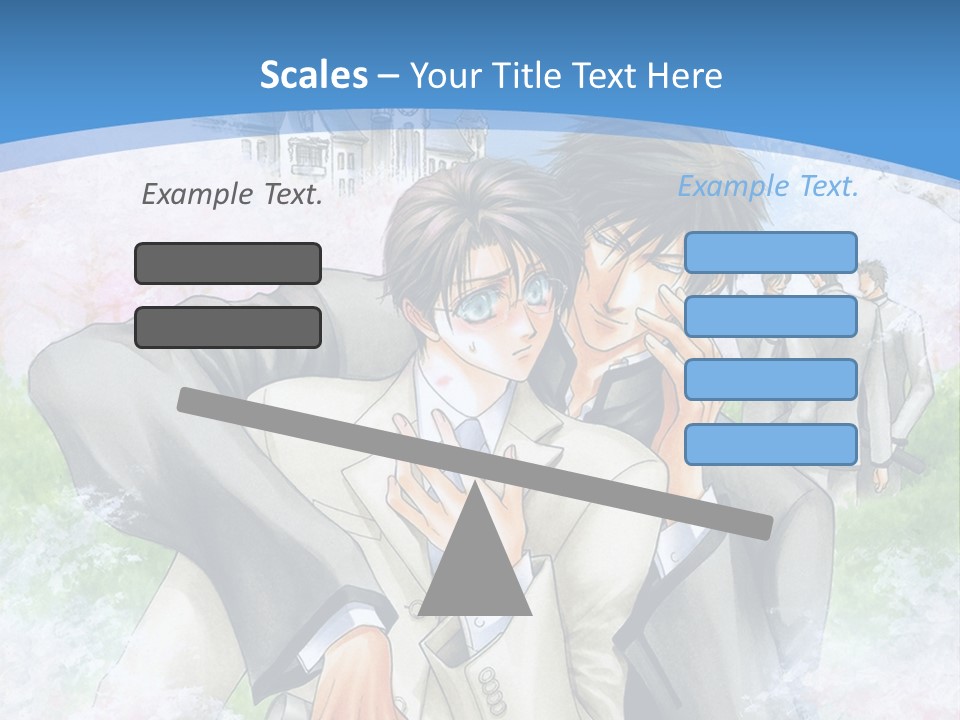 A Couple Of People That Are Hugging Each Other PowerPoint Template