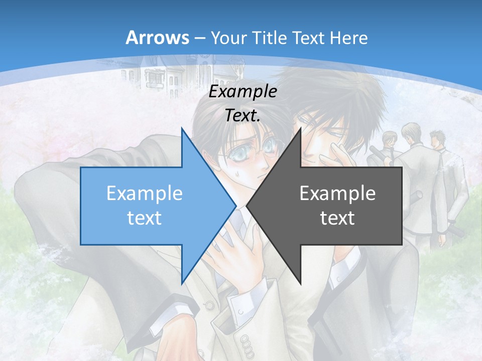 A Couple Of People That Are Hugging Each Other PowerPoint Template