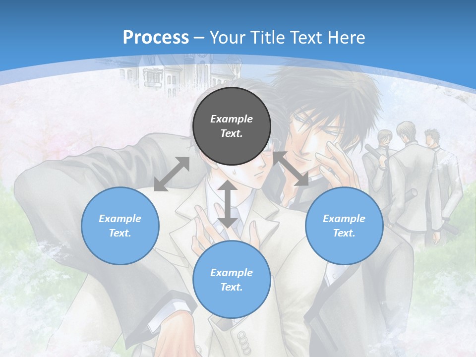 A Couple Of People That Are Hugging Each Other PowerPoint Template