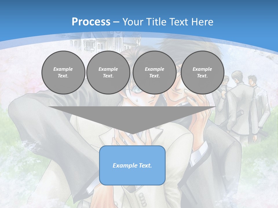 A Couple Of People That Are Hugging Each Other PowerPoint Template