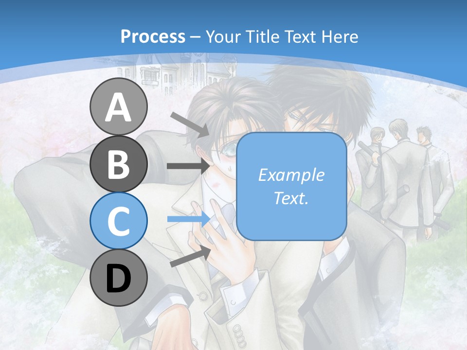 A Couple Of People That Are Hugging Each Other PowerPoint Template