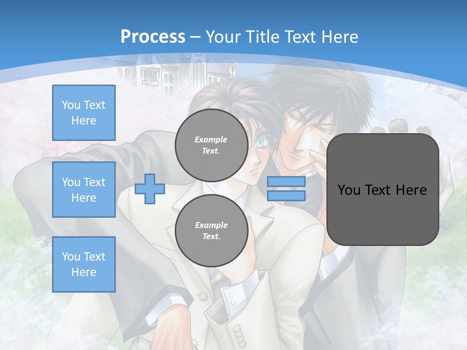 A Couple Of People That Are Hugging Each Other PowerPoint Template