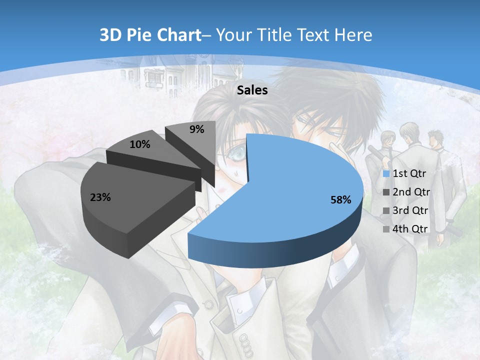A Couple Of People That Are Hugging Each Other PowerPoint Template