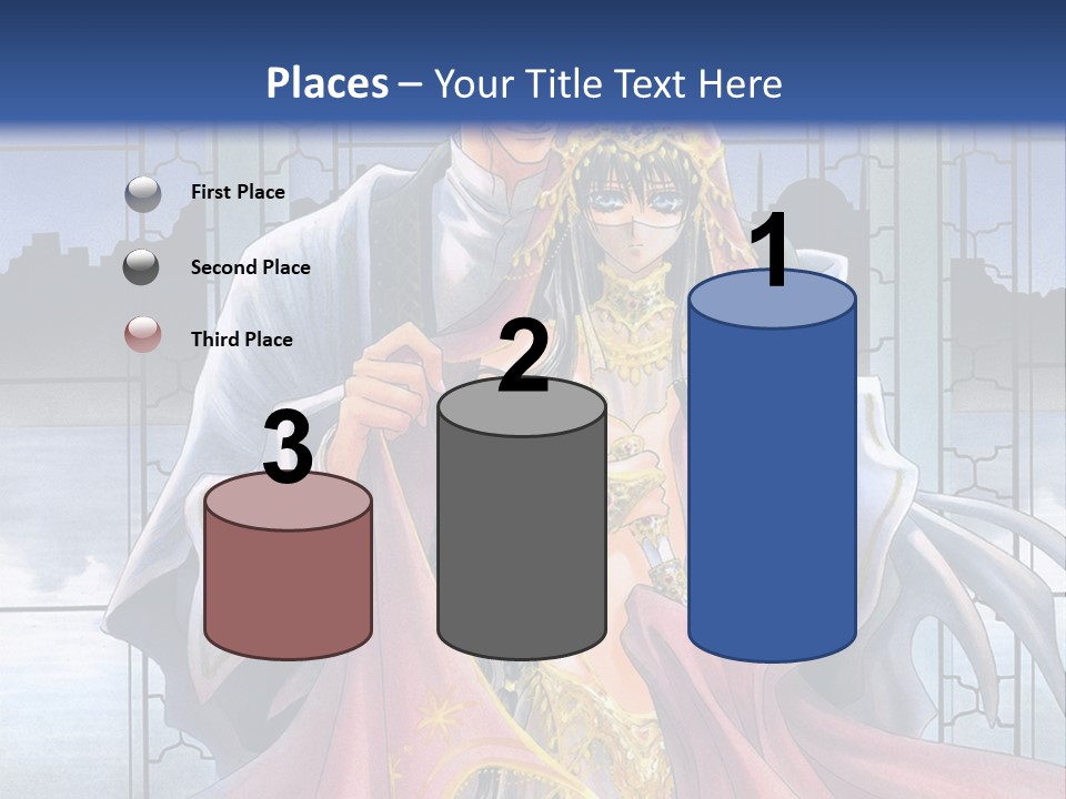 A Man And Woman In A Wedding Dress Powerpoint Template PowerPoint Template