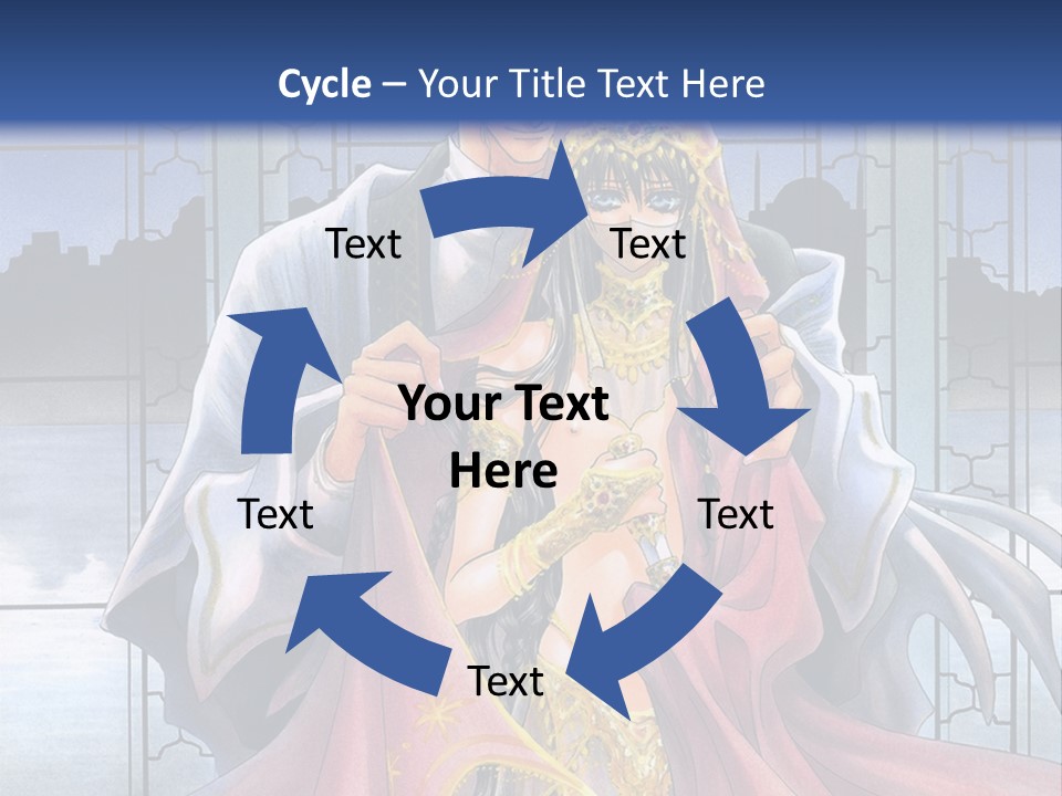 A Man And Woman In A Wedding Dress Powerpoint Template PowerPoint Template