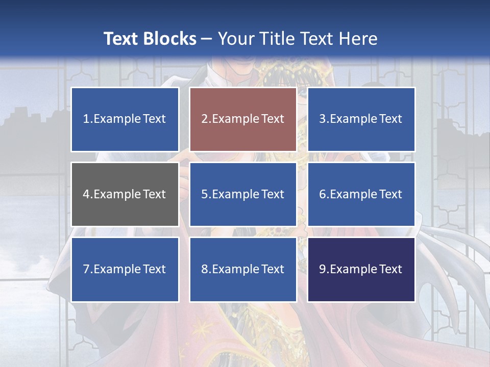 A Man And Woman In A Wedding Dress Powerpoint Template PowerPoint Template