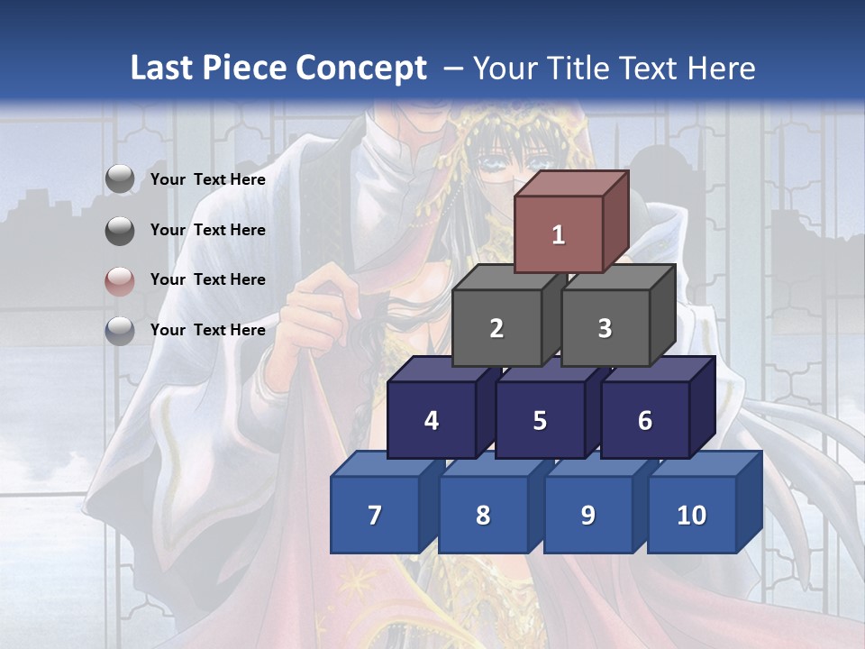 A Man And Woman In A Wedding Dress Powerpoint Template PowerPoint Template