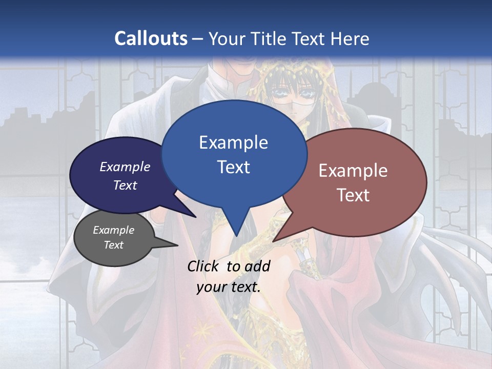 A Man And Woman In A Wedding Dress Powerpoint Template PowerPoint Template