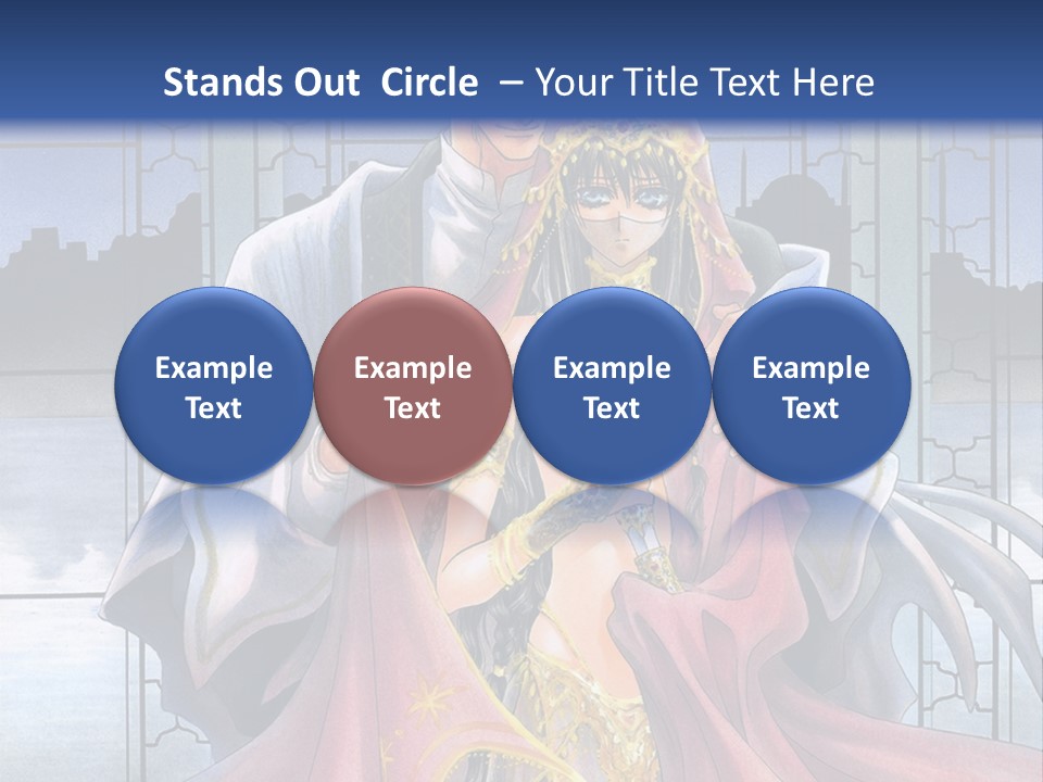 A Man And Woman In A Wedding Dress Powerpoint Template PowerPoint Template