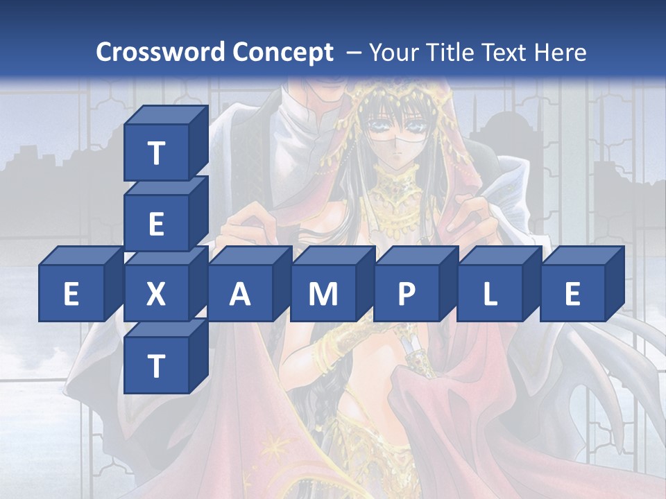 A Man And Woman In A Wedding Dress Powerpoint Template PowerPoint Template