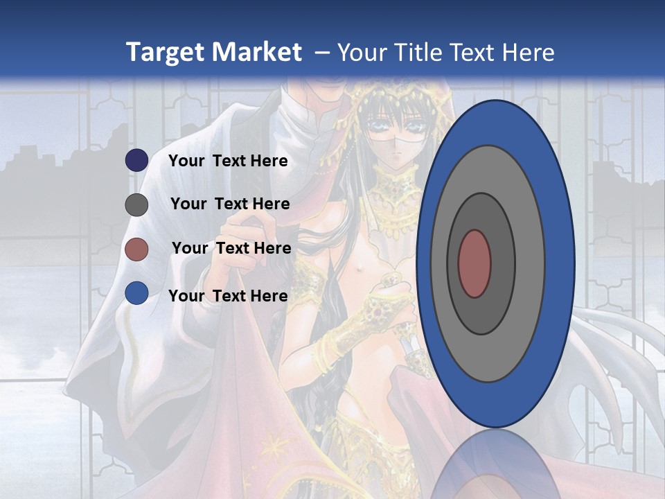 A Man And Woman In A Wedding Dress Powerpoint Template PowerPoint Template