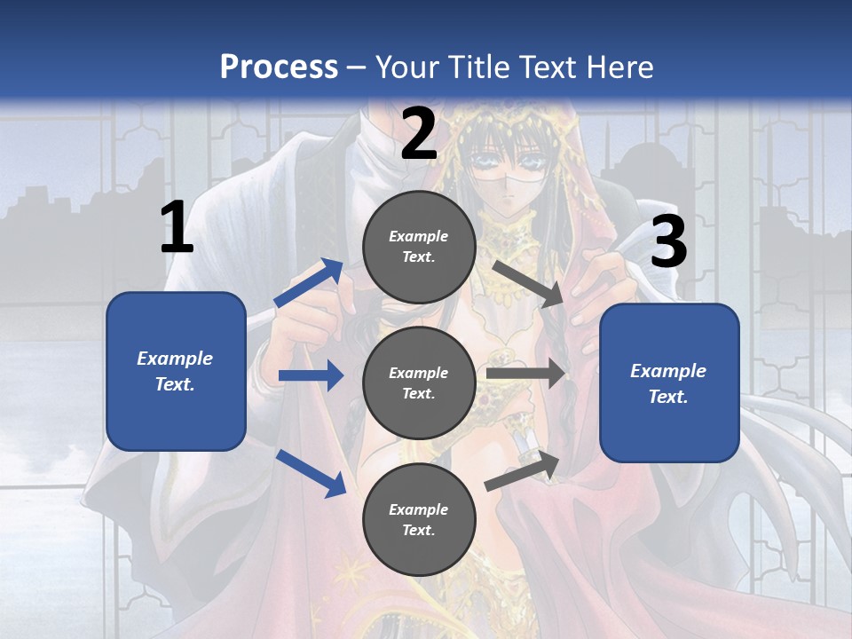 A Man And Woman In A Wedding Dress Powerpoint Template PowerPoint Template