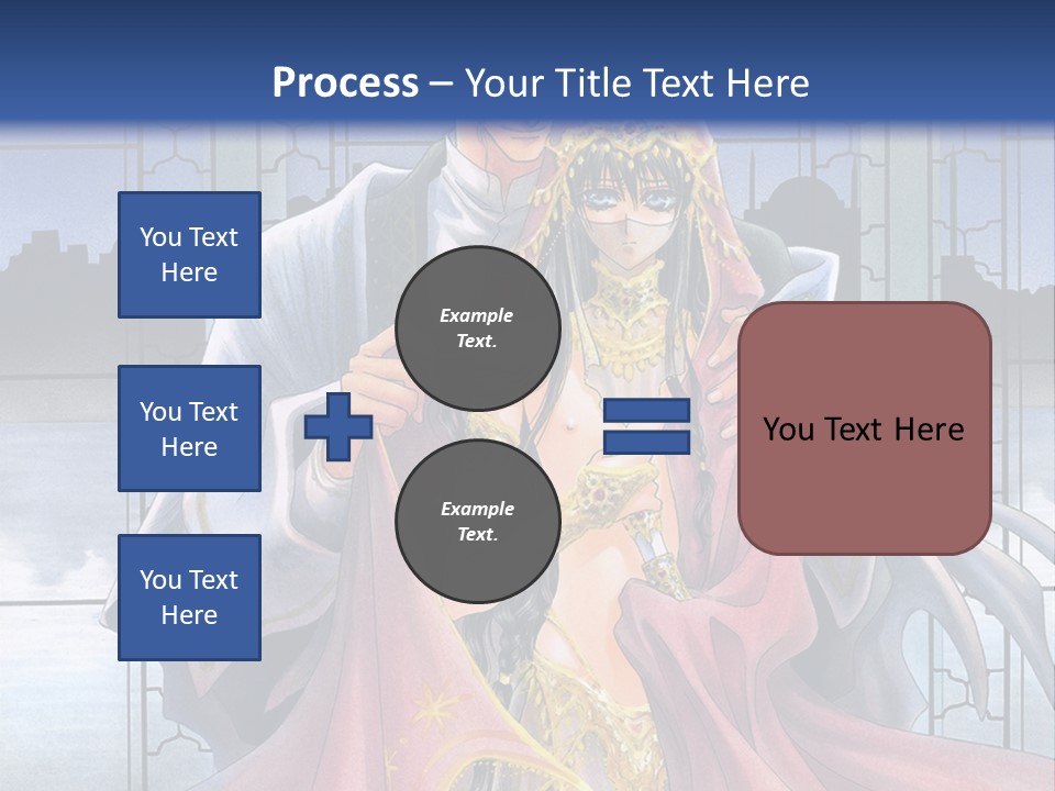 A Man And Woman In A Wedding Dress Powerpoint Template PowerPoint Template