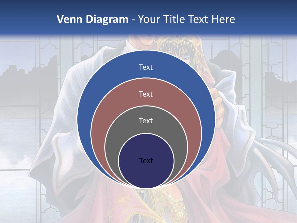 A Man And Woman In A Wedding Dress Powerpoint Template PowerPoint Template