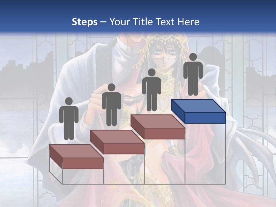 A Man And Woman In A Wedding Dress Powerpoint Template PowerPoint Template