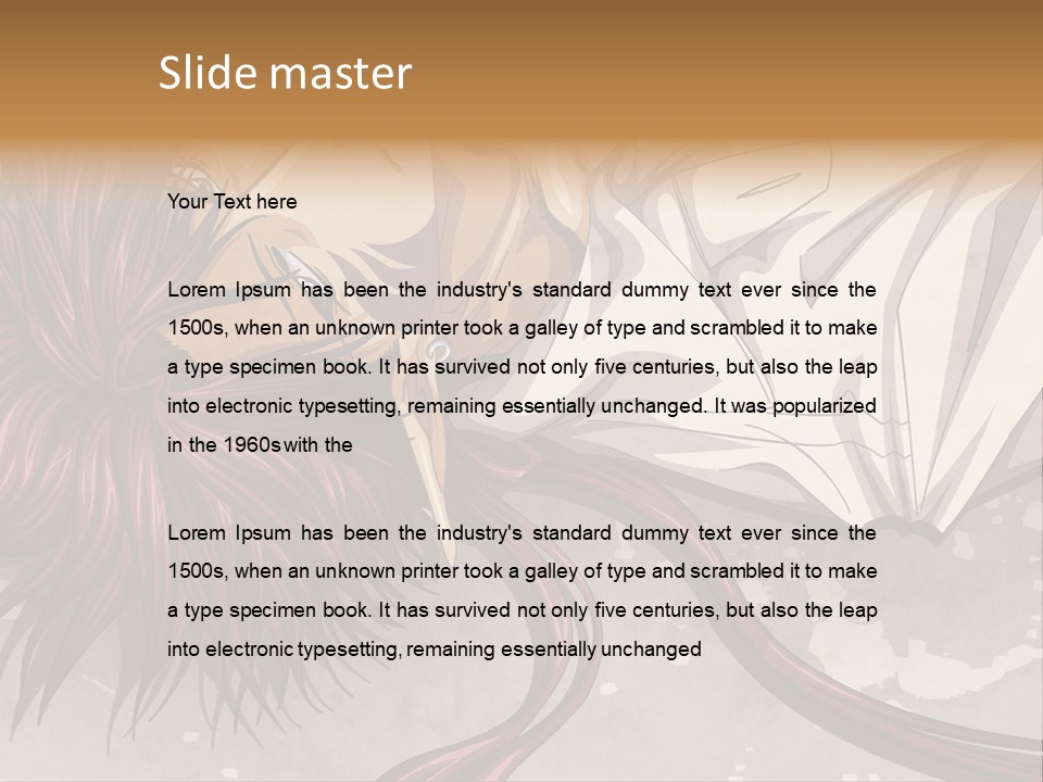 A Woman Laying In Bed With Her Head On The Pillow PowerPoint Template