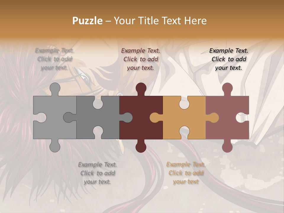 A Woman Laying In Bed With Her Head On The Pillow PowerPoint Template