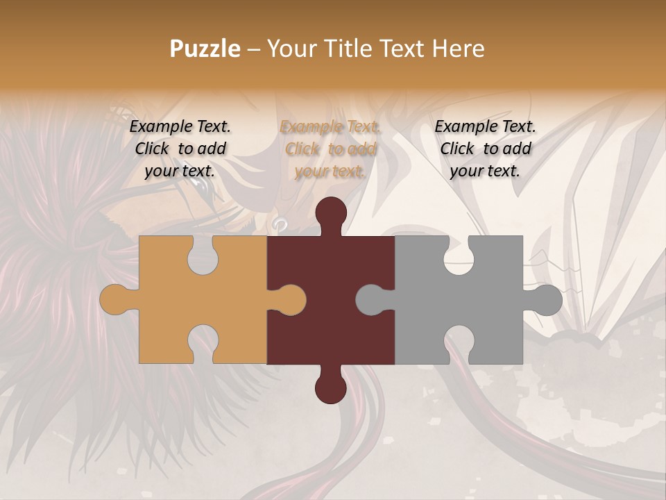 A Woman Laying In Bed With Her Head On The Pillow PowerPoint Template