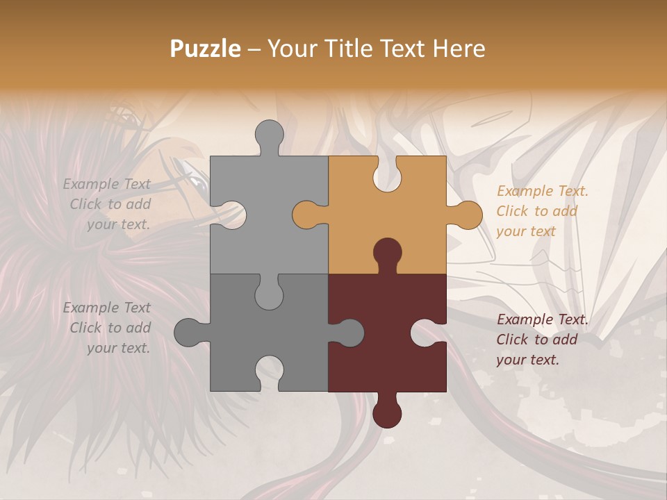 A Woman Laying In Bed With Her Head On The Pillow PowerPoint Template