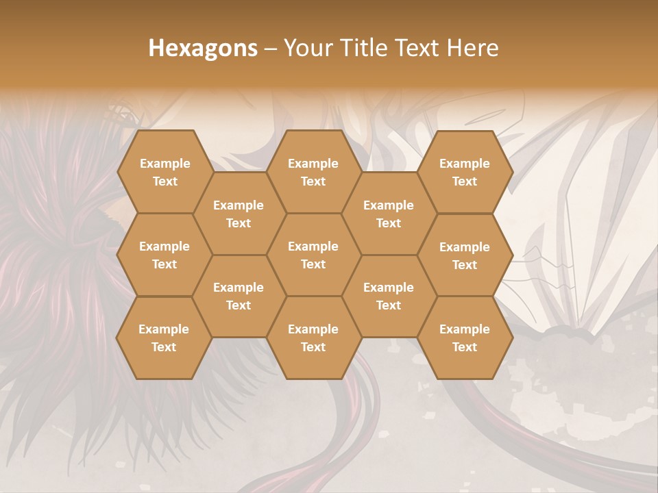 A Woman Laying In Bed With Her Head On The Pillow PowerPoint Template