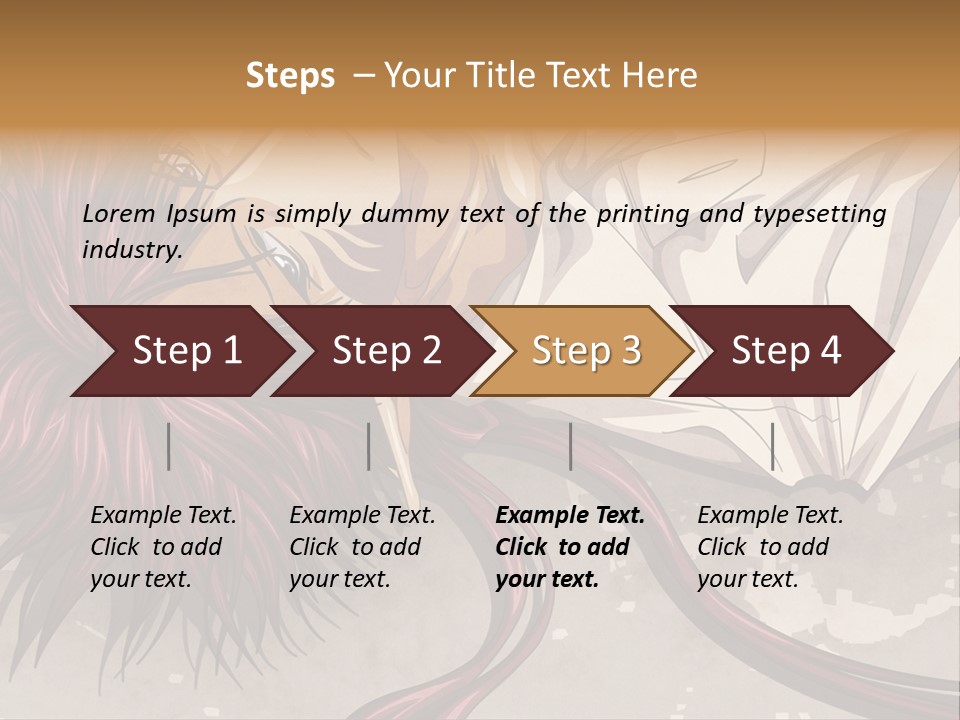 A Woman Laying In Bed With Her Head On The Pillow PowerPoint Template