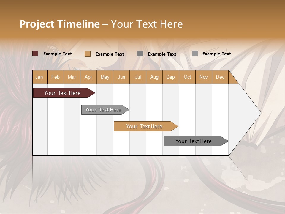 A Woman Laying In Bed With Her Head On The Pillow PowerPoint Template