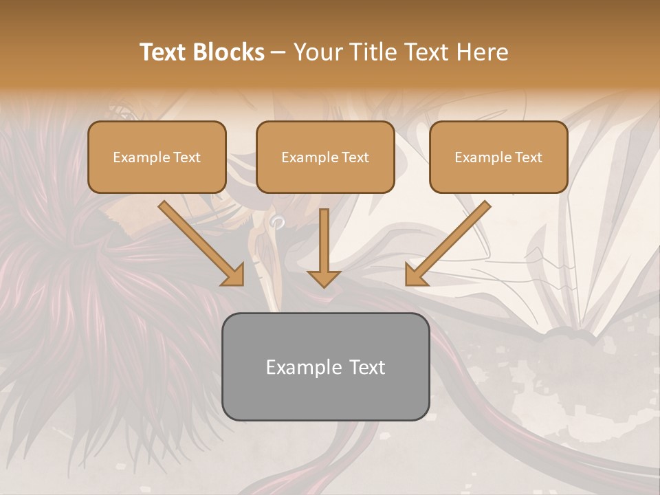 A Woman Laying In Bed With Her Head On The Pillow PowerPoint Template