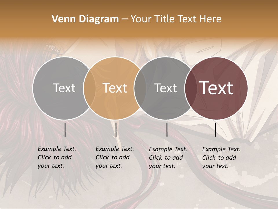 A Woman Laying In Bed With Her Head On The Pillow PowerPoint Template